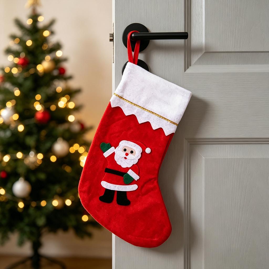 Weihnachtsstrumpf Geschenkbeutel Großer Weihnachtsbaum Anhänger Weihnachtsstrumpf Dekoration Zubehör