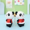 Cute Cartoon Panda Plush Keychain For Bags And Backpacks 12cm Soft Toy