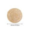 Round Loofah Mat Heat Insulation Pot Mat Tea Coaster Teapot Mat Tea Set Accessories Single/double Layer Loofah