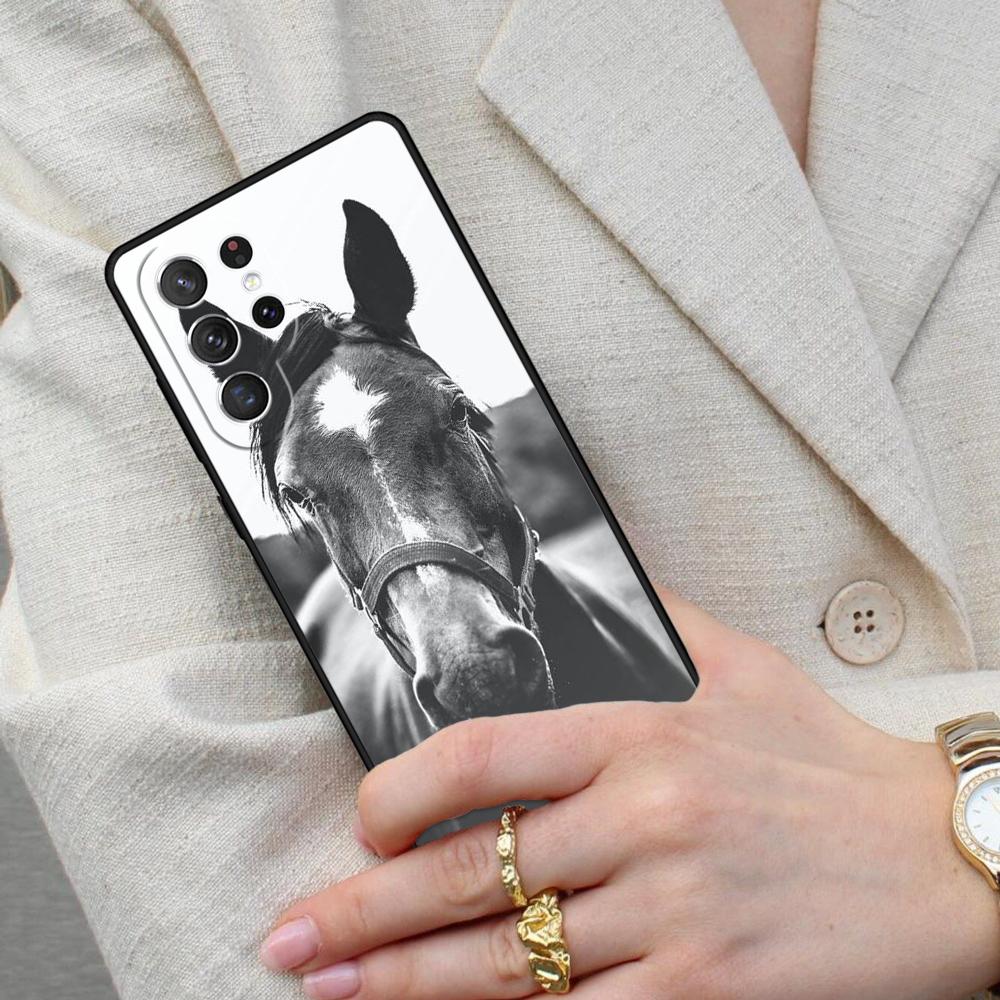 Horse Animal SOFT Cell Phone Case for Samsung Galaxy S26 Ultra S25 S24 S23 S22 S21 S20 Note10 Cover