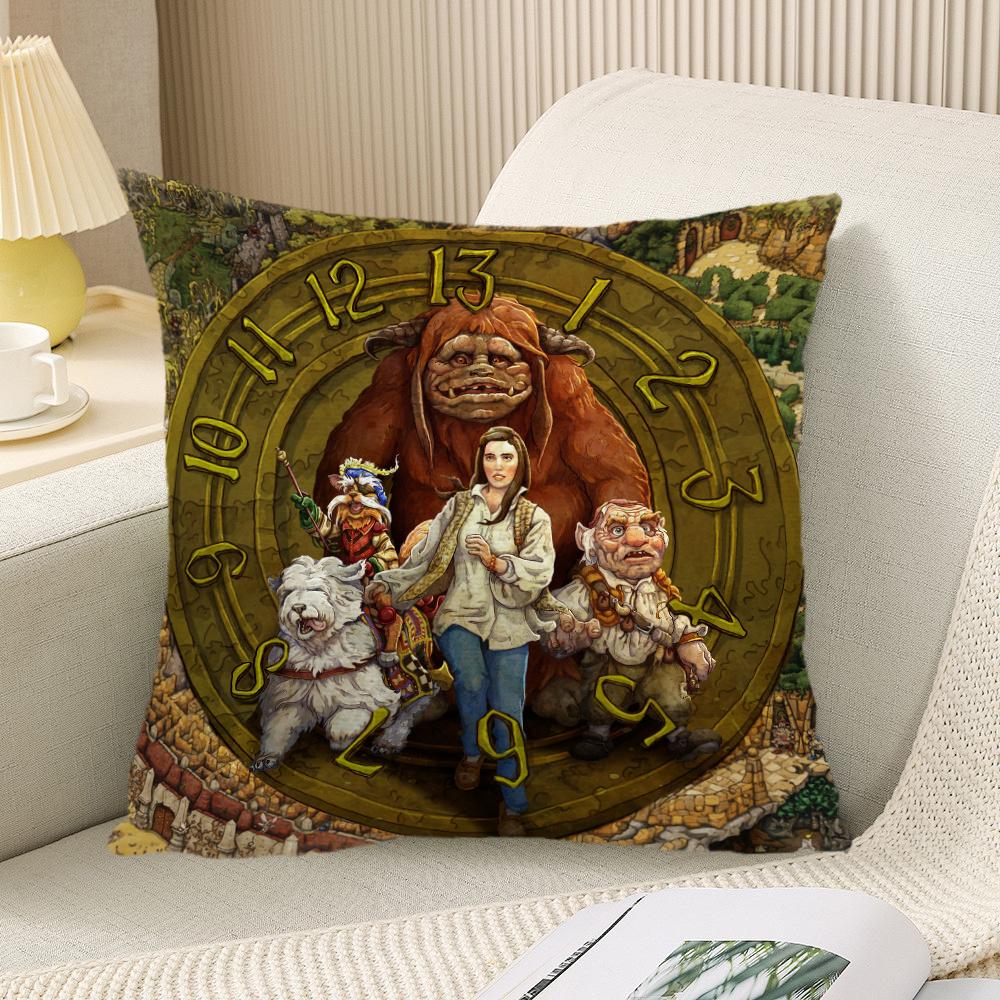 1Pc Fantasy Film Pillow Case, Polyester 2D Print, Decor For Living Room, Bedroom & Dorm, Ideal For Labyrinth 80S Movie Fans