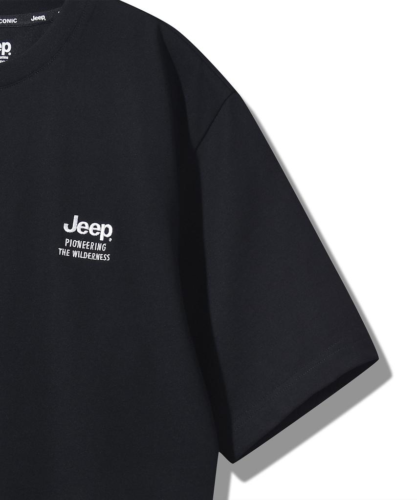 JEEP [2Pack] 190G Single Airgram Short Sleeve T-Shirt (Jr5Tsu159Bk)