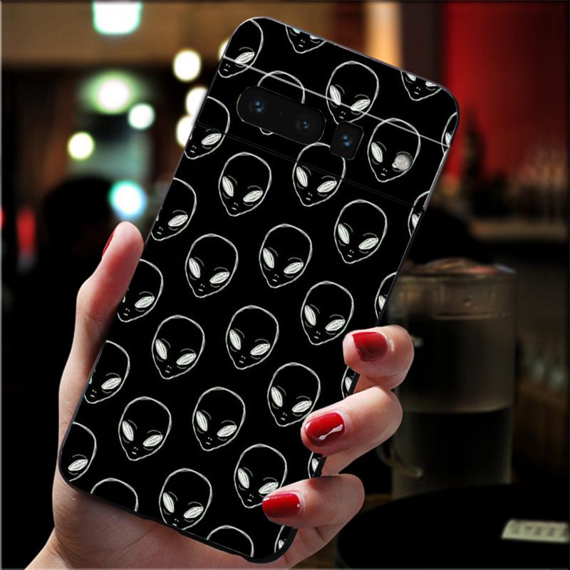 

Phone Case For Google Pixel 10 9 Pro XL 9A 8 7 6 Pro Pixel 8A 7A 6A Pixel 8 7 6 5 Aesthetics Cartoon alien space Believe UFO Google Pixel 6 Pro