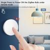 Zigbee Tuya Smart Push Button Intelligent Linkage Smart Switch Battery Powered Automation Work With Smart Life Zigbee Devices
