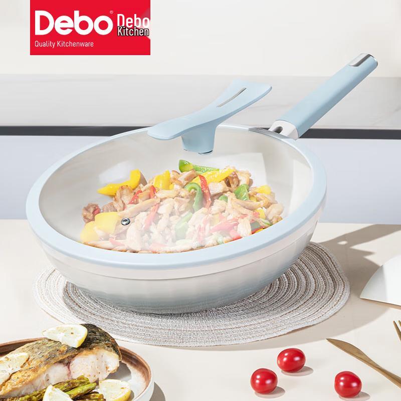 Debo 32cm Titanium Non-stick Wok