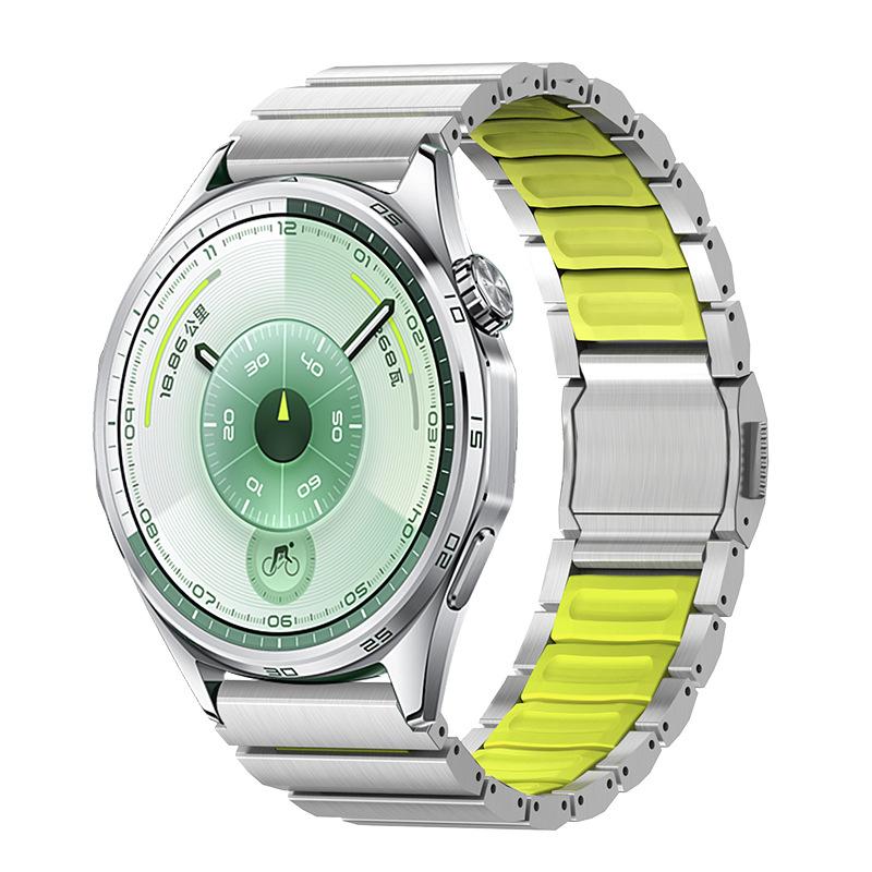 22mm Titanium Metal Band For Huawei Ultimate 2 1 Strap Magnetic Correa For Huawei Watch GT6pro GT5 46mm Amazfit T-rex3PRO 48mm