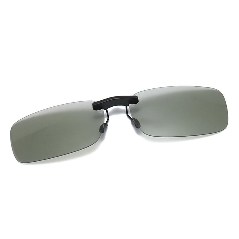 Lunettes de soleil polarisées unisexes, 1 pièce, Clip sur lunettes de conduite, Vision de jour, lentille UV400, Vision nocturne, Clip de lunettes de soleil d'équitation