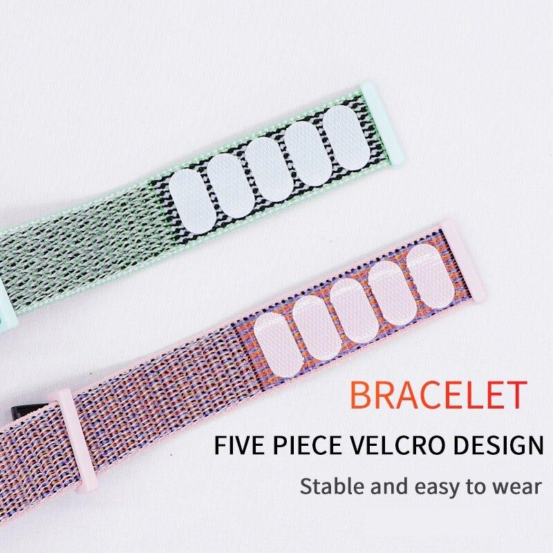 New Adjustable Nylon Strap for Huawei Band 6 Breathable 6NFC Replacement Accessories Bracelet for Honor Band 6 Wristband
