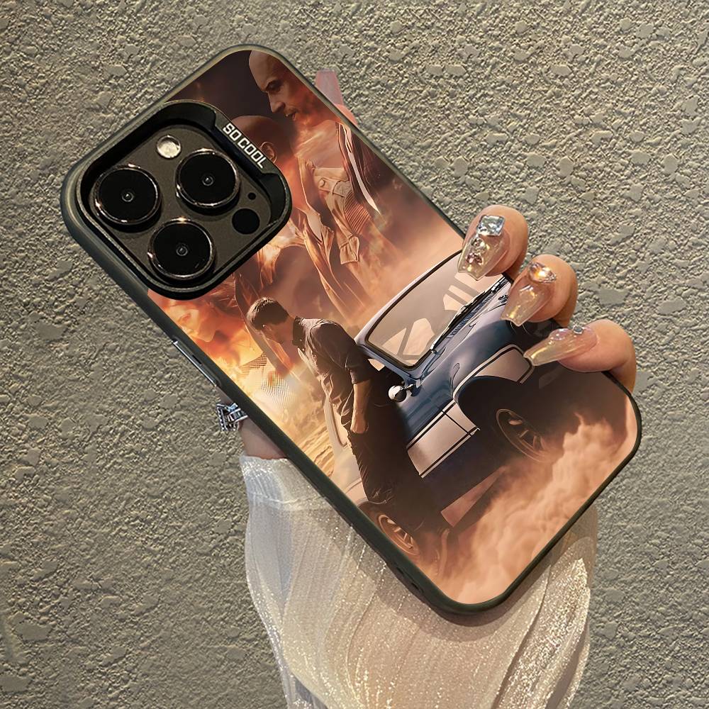 Fast And R-Furious Moive Phone Case For IPhone 16 15 Plus 14 13 12mini 11Pro Max Candy Matte Shockproof Back Cover