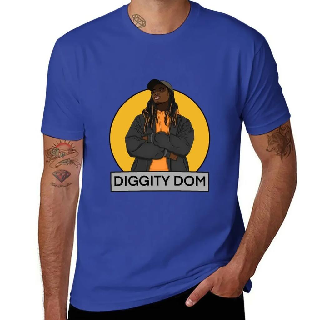 Diggity Dom Logo T-Shirt cute clothes heavyweights plus sizes men graphic t shirts