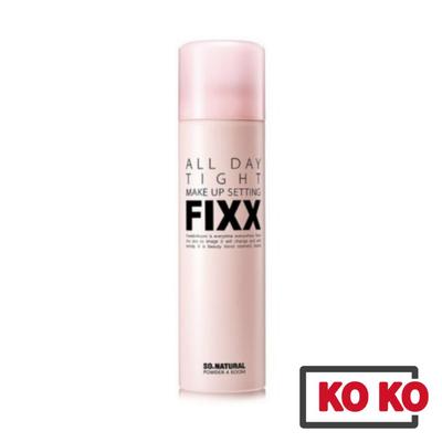 SO NATURAL Fiksatorius makiažui fiksuoti visai dienai 100ml
