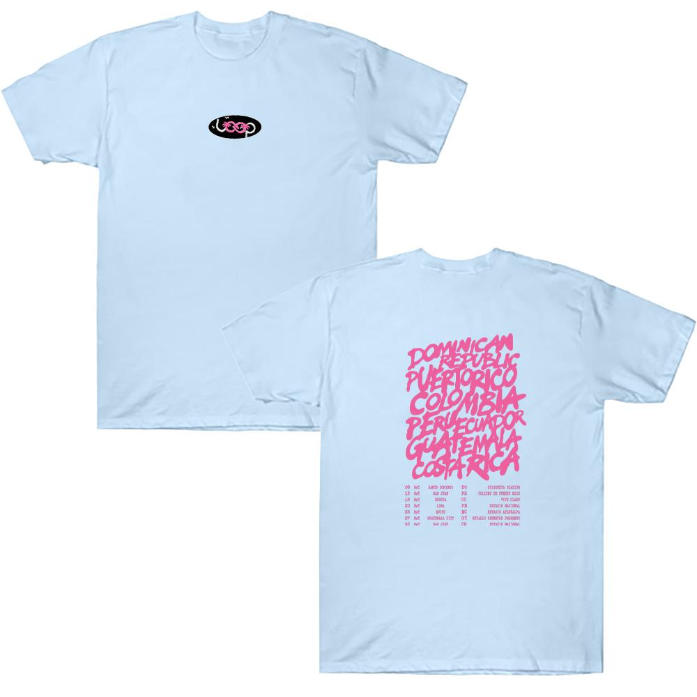 Ed Sheeran Loop Tour Exclusive Latin America T-Shirt Fashion Casual Cotton T Shirt Women Men Summer Short Sleeve O Neck Tops Tee