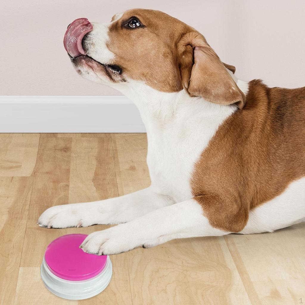 Nagrywalny Mówiący Przycisk dla Kota Psa Dzieci Zabawka Edukacyjna 30S Brzęczyk Odpowiedzi