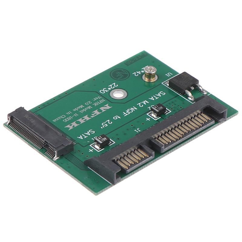 M.2 Ngff Ssd Solid State Hard Disk To Half High 2.5 Inch Sata3 Adapter Card