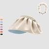 Headband Female Shell Hat Topless Foldable Visor Cap Fashion Sun Protection Cap  Travel