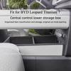 For BYD Ti 7 Soft Storage Box Organizer Central Control Lower Layer Storage Box Interior Modify Accessories