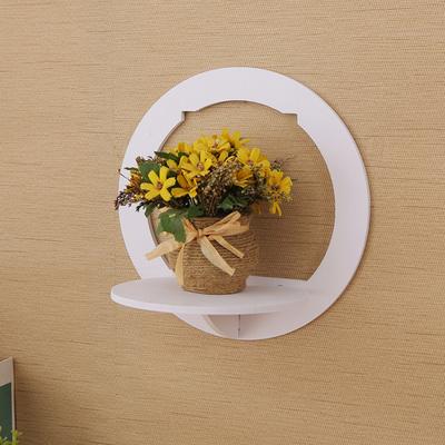 Wall-Mounted Flower Shelf PVC Flower Pot Stand New Storage Rack