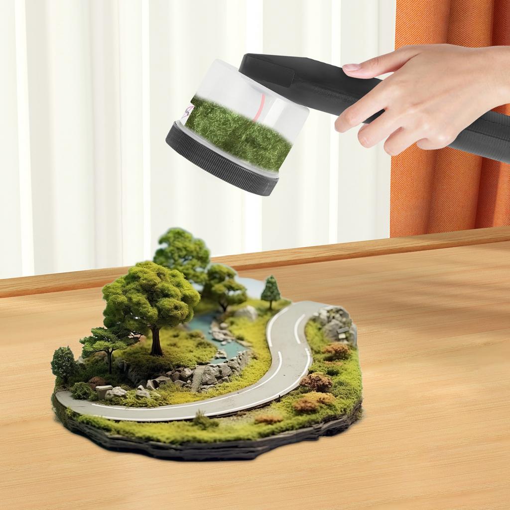 BYMAOCAR ABS Grass Mini Static Flocking Applicator, With Anti-slip Handle for Grass Landscape Building Stage/ Model/ Sand Table