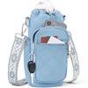 Large Capacity Water Bottle Holder RFID Blocking Mobile Phone Bag New Sling Purses  Gym Accessories