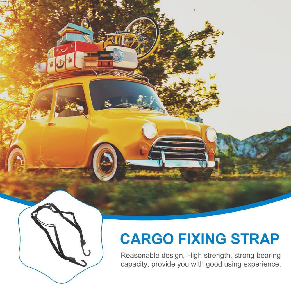 Motorcycle Luggage Strap Universal Helmet Gears Fixed Buckle Net Luggage Retractable Elastic High-Strength Protective Rope Z4K4