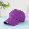 100% Cotton Adjustable Baseball Cap Solid Color Classic Dad Hat Unisex Casual Sun Protection Hat For Outdoor Running Hiking