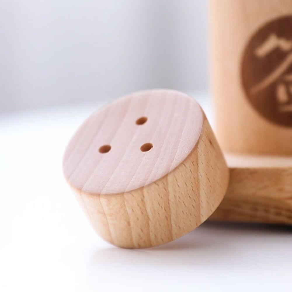 Portable Beech Wood Toothpick Box Wooden Toothpick Storage Container Toothpick Holder Restaurant