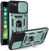 Hard PC Funda case Shockproof Armor Case For iphone 7 8 Car Holder Phone Cover For iphone 7 8 Plus Camera Lens Protection Fundas