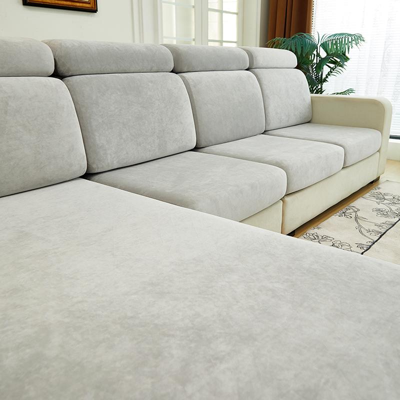 Thiened Elastic Sofa Cover Universal Anti-Slip -Resistant Plu Sofa Dust Cover Modern Simple Design