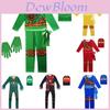 Cool Ninjago Inspired Kids Cosplay Party Clothes Set With Glove Hat And Jumpsuit