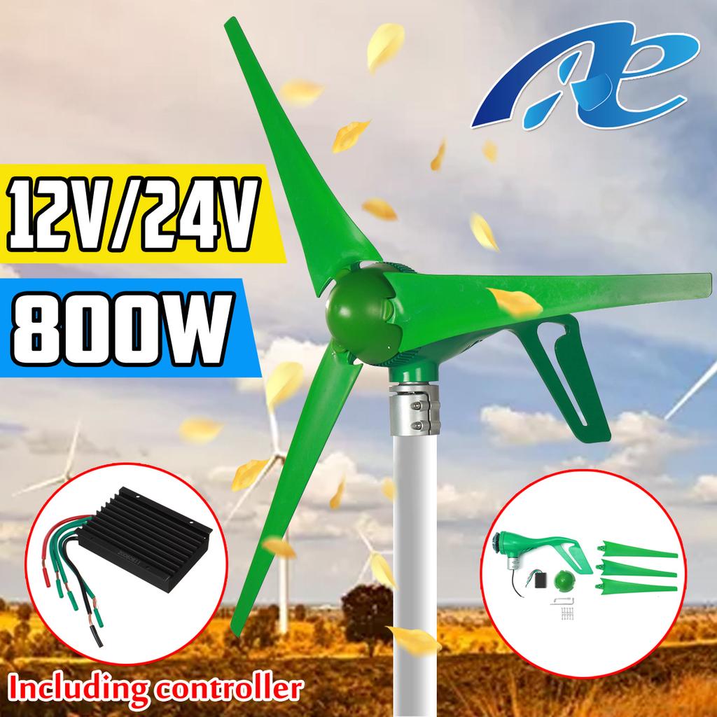 JINTIANSDS Micro Turbina Eolica,2 Lame Mulino A Vento Elica Generatore Eolico,fai Da Te DC Power Electricity Motor Generator Per Strumento Didattico Esempio Modello