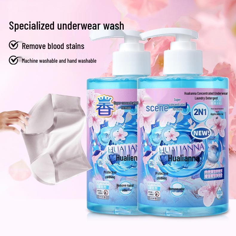 Hualianna Women's Fresh Deodorant Stain Remover Detergent for Underwear