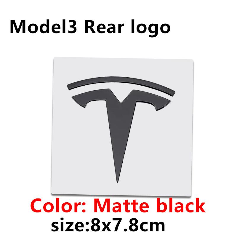 ALL1 1 PC Replacement Front Label Trunk Label for Tesla Model 3 Mode Y Logo Rear Tail Label Car Accessories Personalized Car Sticker