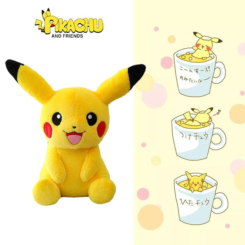 Large Yellow Pikachu Plush Toy Soft And Cuddly Stuffed Animal For Kids Ideal Birthday Gift