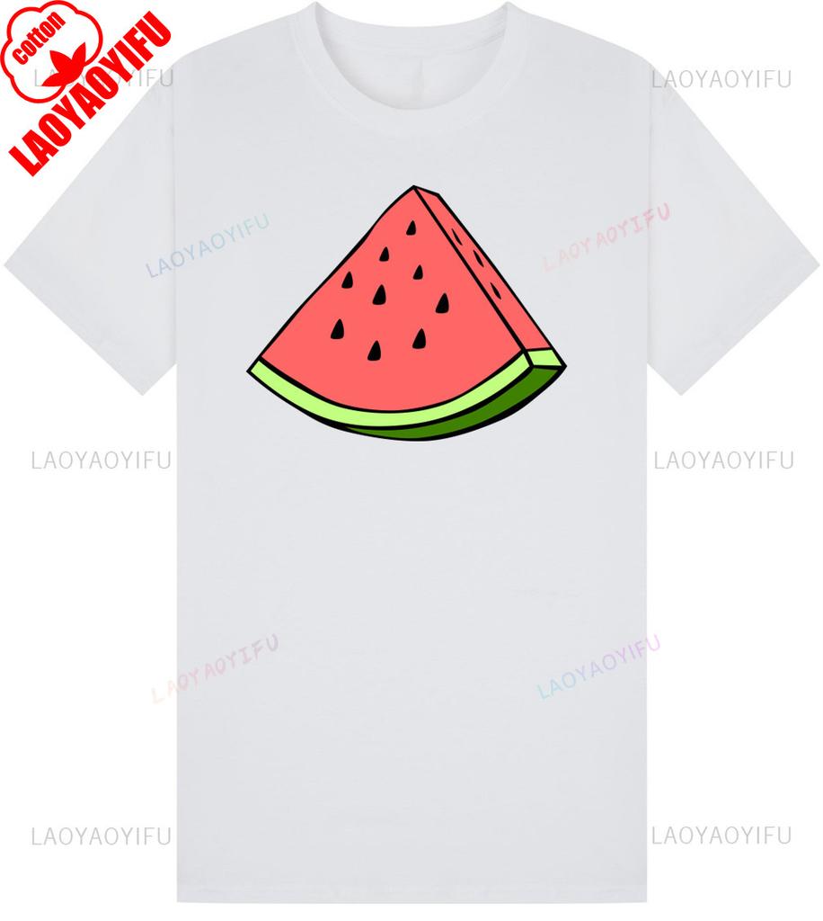 Watermelon Tshirt Unisex Unisex Unisex Fruit Top Summer Unisex Unisex Fashion Vintage Beach Vacation Cotton Graphic T Shirts