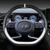 PU Leather Car Steering Wheel Cover For Hyundai Tucson  2022 NX4 Elantra  Sonata 10th   2022 Auto Accessories