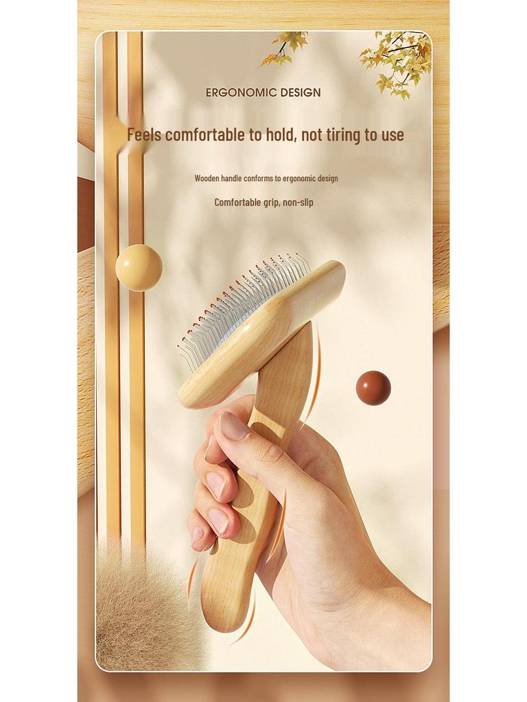 Pet Grooming Comb for Removing Loose Hair and Untangling Fur - Ideal for Dogs and Cats