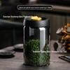 Vacuum-Sealed Moisture-Proof Glass Coffee Storage Jar