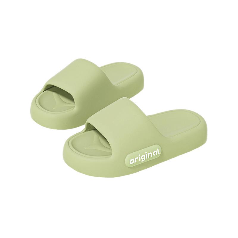 Beliebte wolkenartige EVA-Slipper mit dicker Sohle: Rutschfeste Sommer-Badezimmer-Hausschuhe für Paare und Frauen.