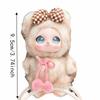Plush Material Vinyl Face Doll Pendant Cute Design Rabbit Cat Plush Doll  Birthday Xmas Gift
