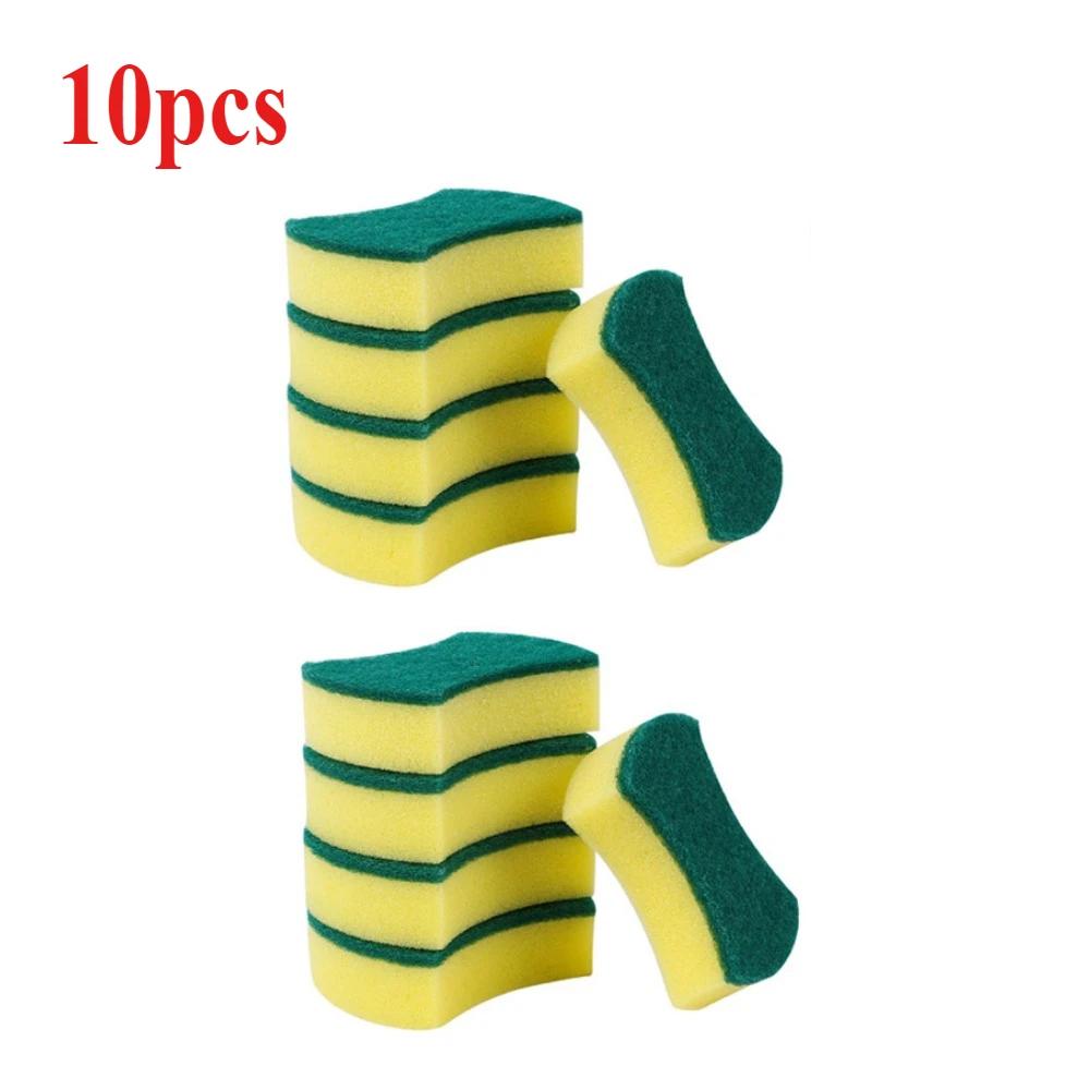 5/10pcs Dishwashing Sponge Kitchen Magic Clean Rub  Focal Stains Sponge Removing Kit Cleaning Brush Sponges Magic Sponge