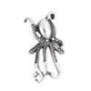 Retro Octopus Alloy Ear Clip - No Hole Earrings for Women