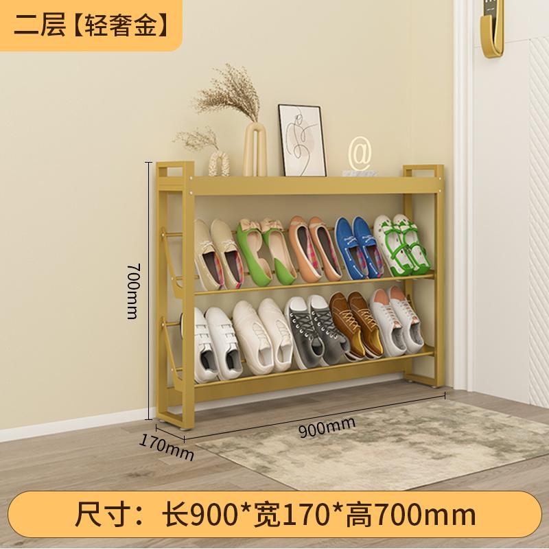 Large Capacity Multi-Tier Entryway Shoe Rack Simplistic Hallway Shoe Shelf Home Shoe Organizer Doorway Storage Cabinet