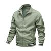 Casual Jacket Men's Spring and Autumn Fashion New Print Sports Solid Color Men's Coat