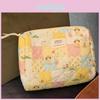 Polyester Girl Makeup Bag With Landscape Pattern And Vintage Style For Daily Use