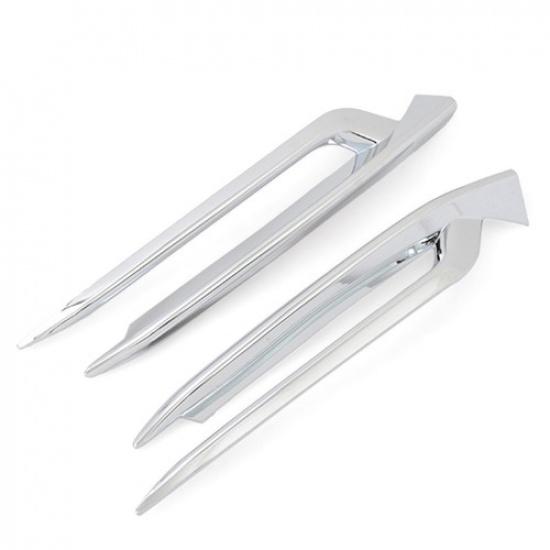 For Honda Accord 2018 2019 2020 Chrome Front Bumper Fog Light Lamp Cover Trim