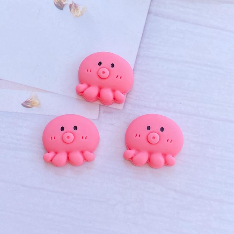10Pcs New Mini Cute Marine Animal Series Flat back Resin Cabochons Scrapbooking DIY Jewelry Craft Decoration Accessorie
