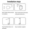 Universal Headphones Stand Aluminum Alloy+Silicone Gaming Headset Bracket Desktop Display Shelf with Anti-slip Base Space Saving
