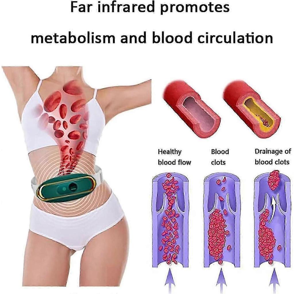 Fat Burning Waist Belt, Abdominal Massage Belt, Slimming Massage Belt, Belly Fat Burner Fat Remover Belt