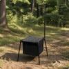 Aluminum Folding Camp Table Foldable Camping with Storage Compartment