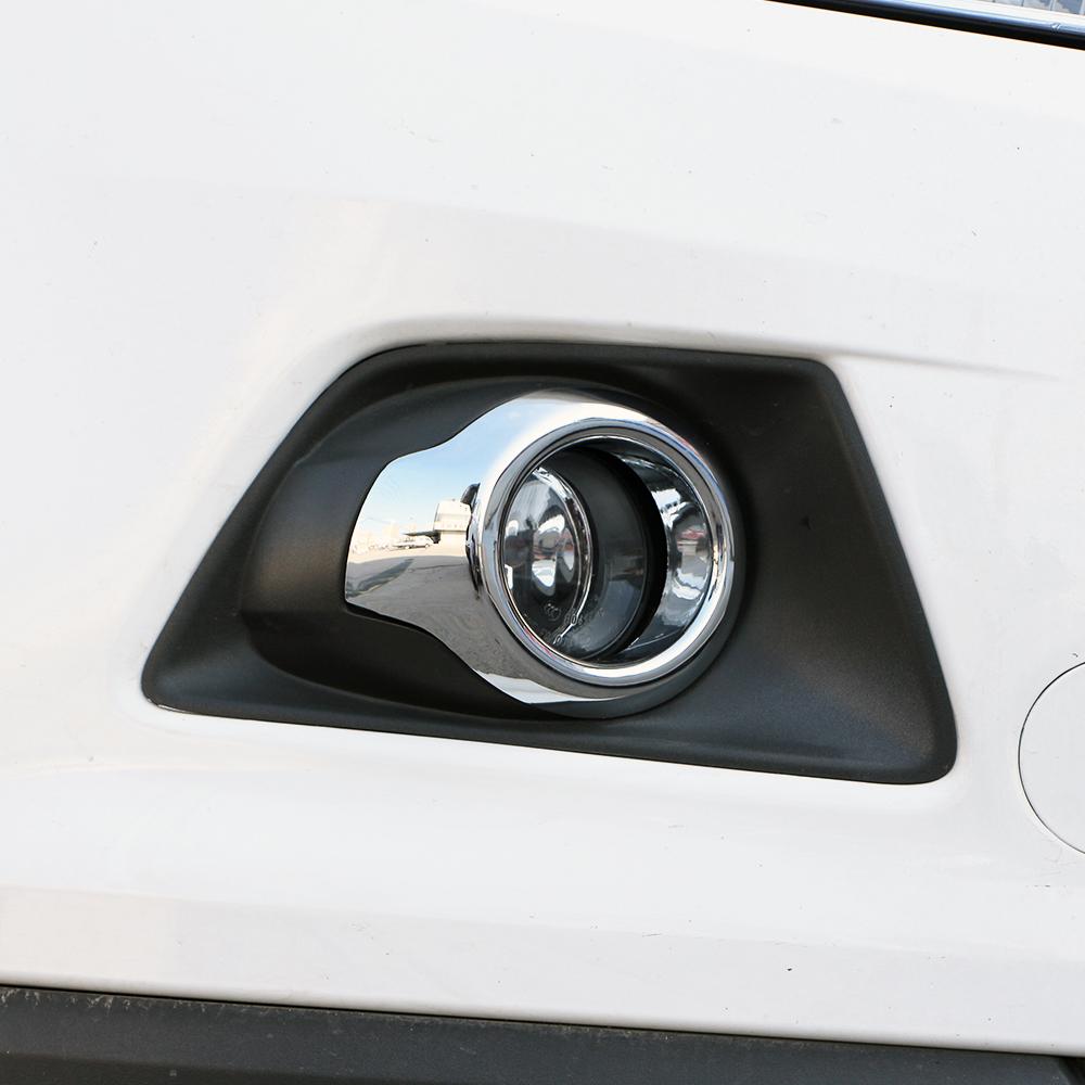 For Ford Ecosport 2013 - 2017 Front Fog Light Cover Fog Lamp Frame Decoration Trim Sticker Car Styling Accessories